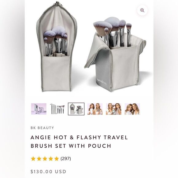 BK BEAUTY ANGIE HOT & FLASHY TRAVEL
BRUSH SET WITH POUCH - Picture 3 of 12